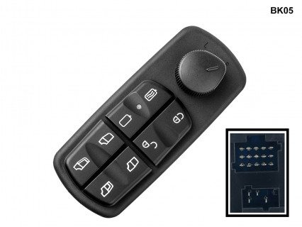 Butoane de control pentru geamuri electrice Mercedes Actros – BK05 - Sellzone.bg Butoane de control pentru geamuri electrice Mercedes Actros – BK05