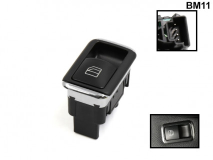 Buton geam electric cu detaliu cromat pentru Mercedes C Class W204 E Class W212 - BM11 - Sellzone.bg Buton geam electric cu detaliu cromat pentru Mercedes C Class W204 E Class W212 - BM11