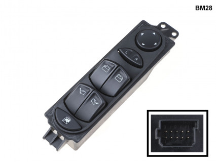 Consolă geamuri electrice cu 10 pini pentru Mercedes Vito Viano - BM28 - Sellzone.bg Consolă geamuri electrice cu 10 pini pentru Mercedes Vito Viano - BM28
