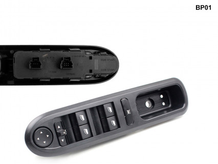 Consolă geamuri electrice pentru Peugeot 407 - BP01 - Sellzone.bg Consolă geamuri electrice pentru Peugeot 407 - BP01