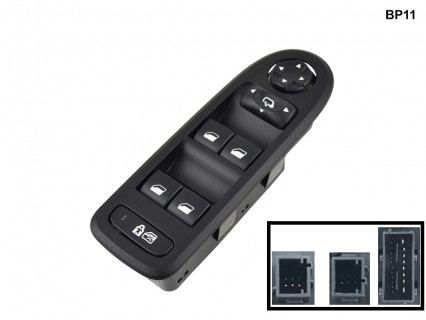 Consolă geamuri electrice pentru Citroen C5 Peugeot 308 508 - BP11 - Sellzone.bg Consolă geamuri electrice pentru Citroen C5 Peugeot 308 508 - BP11