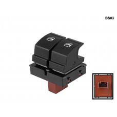 Consolă geamuri electrice cu două butoane pentru Skoda Fabia Octavia - BS03 - Sellzone.bg Consolă geamuri electrice cu două butoane pentru Skoda Fabia Octavia - BS03