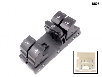 Geamuri electrice cu patru butoane pentru Skoda Fabia Octavia Superb - BS07 - Sellzone.bg Geamuri electrice cu patru butoane pentru Skoda Fabia Octavia Superb - BS07