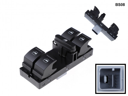 Consolă geamuri electrice pentru Skoda Fabia Octavia - BS08 - Sellzone.bg Consolă geamuri electrice pentru Skoda Fabia Octavia - BS08