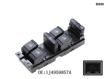 Consolă geamuri electrice pentru Skoda Fabia Octavia - BS09 - Sellzone.bg Consolă geamuri electrice pentru Skoda Fabia Octavia - BS09