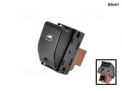 Consolă geam electric negru pentru Seat Cordoba Ibiza - BSe01 - Sellzone.bg Consolă geam electric negru pentru Seat Cordoba Ibiza - BSe01