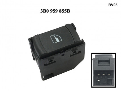 Buton geam electric pentru VW Polo Fox - BV05 - Sellzone.bg Buton geam electric pentru VW Polo Fox - BV05