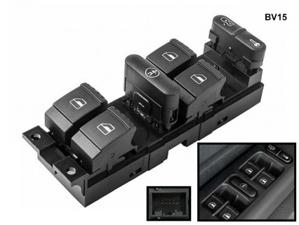Consolă completă geam electric pentru VW Golf 4 Bora - BV15 - Sellzone.bg Consolă completă geam electric pentru VW Golf 4 Bora - BV15