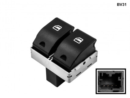 Consolă două butoane geamuri electrice pentru VW Polo Seat - BV31 - Sellzone.bg Consolă două butoane geamuri electrice pentru VW Polo Seat - BV31