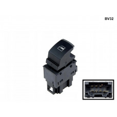 Buton cromat geam electric pentru VW Polo Skoda Fabia - BV32 - Sellzone.bg Buton cromat geam electric pentru VW Polo Skoda Fabia - BV32