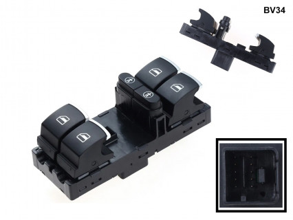 Consolă cu detalii cromate geamuri electrice pentru VW Seat Sharan Touareg Touran - BV34 - Sellzone.bg Consolă cu detalii cromate geamuri electrice pentru VW Seat Sharan Touareg Touran - BV34