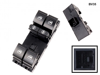 Consolă geamuri electrice pentru VW Seat Sharan Touareg Touran - BV35 - Sellzone.bg Consolă geamuri electrice pentru VW Seat Sharan Touareg Touran - BV35