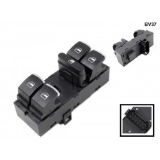 Consola cu 4 butoane cu detalii cromate pentru geamuri electrice pentru VW Polo 2011-2013 - BV37 - Sellzone.bg Consola cu 4 butoane cu detalii cromate pentru geamuri electrice pentru VW Polo 2011-2013 - BV37