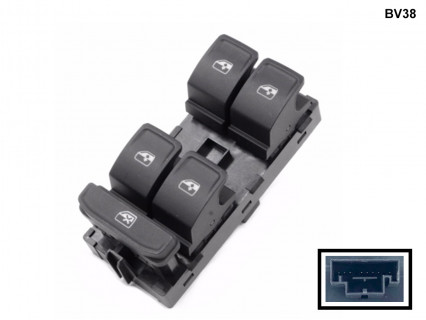 Consolă geamuri electrice pentru Skoda VW Golf 7 Passat 8 - BV38 - Sellzone.bg Consolă geamuri electrice pentru Skoda VW Golf 7 Passat 8 - BV38