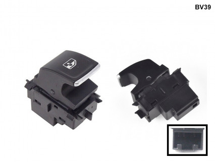 Buton cu detaliu cromat geamuri electrice pentru VW Golf 7 Passat Tiguan - BV39 - Sellzone.bg Buton cu detaliu cromat geamuri electrice pentru VW Golf 7 Passat Tiguan - BV39