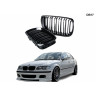 Grile duble M negru lucios pentru BMW E46 - DB17 - Изображение 2