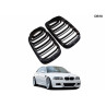 Grile duble M negre pentru BMW E46 Coupe 99-03 - DB18 - Изображение 2