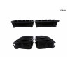 Grile duble M negre pentru BMW E46 Coupe 99-03 - DB18 - Изображение 3