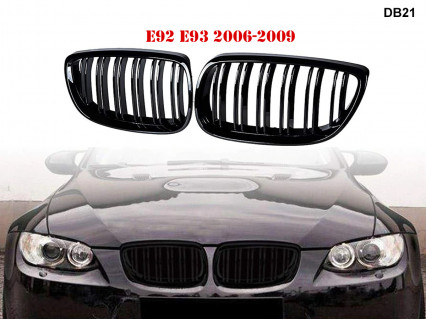 Grile duble M3 pentru BMW E92 E93 2006-2009 - DB21 - Sellzone.bg Grile duble M3 pentru BMW E92 E93 2006-2009 - DB21