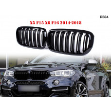Grile duble M pentru BMW X5 X6 F15 F16 2014-2018 - DB34 - Sellzone.bg Grile duble M pentru BMW X5 X6 F15 F16 2014-2018 - DB34