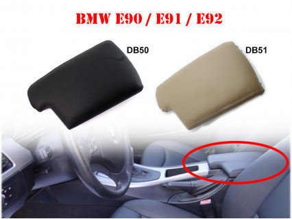 Husa de cotieră din piele pentru BMW E90 E91 E92 2005-2012 - DB50/DB51 - Sellzone.bg Husa de cotieră din piele pentru BMW E90 E91 E92 2005-2012 - DB50/DB51