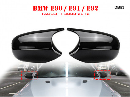 Capace oglinzi lăcuite cu negru pentru BMW E90 - DB53 - Sellzone.bg Capace oglinzi lăcuite cu negru pentru BMW E90 - DB53