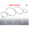 Inele cromate tablou de bord pentru BMW E46 - DB55 - Изображение 1