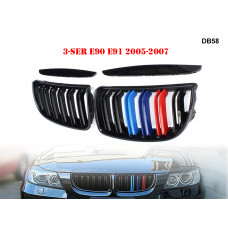 Grile duble M3 M colorate pentru BMW E90 E91 - DB58 - Sellzone.bg Grile duble M3 M colorate pentru BMW E90 E91 - DB58