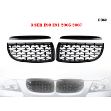 Grile duble diamond M3 M pentru BMW E90 E91 - DB60 - Sellzone.bg Grile duble diamond M3 M pentru BMW E90 E91 - DB60