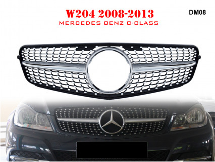 Grilă frontală Diamond pentru Mercedes C W204 08-13 AMG - DM08 - Sellzone.bg Grilă frontală Diamond pentru Mercedes C W204 08-13 AMG - DM08