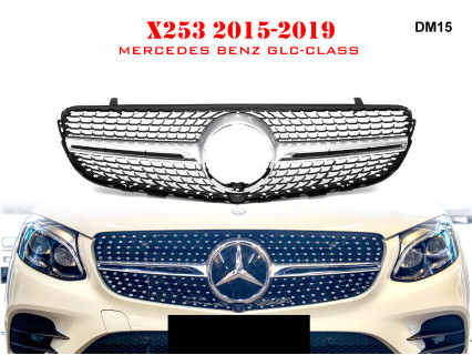 Grilă frontală Diamond de înaltă calitate pentru Mercedes GLC X253 15-19 AMG - DM15 - Sellzone.bg Grilă frontală Diamond de înaltă calitate pentru Mercedes GLC X253 15-19 AMG - DM15