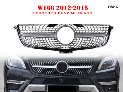Grilă frontală Diamond pentru Mercedes ML W166 12-15 AMG - DM16 - Sellzone.bg Grilă frontală Diamond pentru Mercedes ML W166 12-15 AMG - DM16