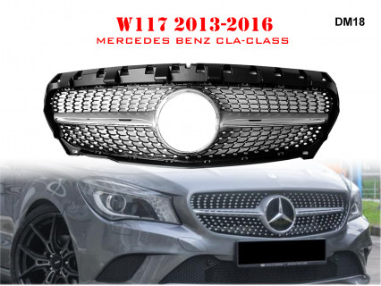 Grilă frontală Diamond pentru Mercedes CLA W117 13-16 - DM18 - Sellzone.bg Grilă frontală Diamond pentru Mercedes CLA W117 13-16 - DM18