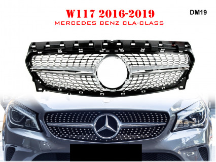 Grilă frontală Diamond pentru Mercedes CLA W117 16-19 AMG - DM19 - Sellzone.bg Grilă frontală Diamond pentru Mercedes CLA W117 16-19 AMG - DM19
