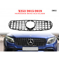 Grilă frontală cu detalii argintii pentru Mercedes GLC X253 15-19 AMG - DM32 - Sellzone.bg Grilă frontală cu detalii argintii pentru Mercedes GLC X253 15-19 AMG - DM32