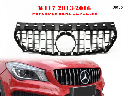 Grilă frontală GT pentru Mercedes CLA W117 13-16 - DM35 - Sellzone.bg Grilă frontală GT pentru Mercedes CLA W117 13-16 - DM35