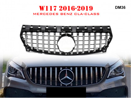 Grilă bara frontală pentru Mercedes CLA W117 16-19 AMG - DM36 - Sellzone.bg Grilă bara frontală pentru Mercedes CLA W117 16-19 AMG - DM36