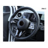 Husă volan neagră pentru Mercedes A B C E CLA CLK GLE - DMa12 - Изображение 3