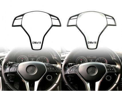 Accesorii volan in doua culori pentru Mercedes A B C E CLA CLS GLK - DMa15 DMa16