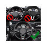 Accesorii tuning în două culori pentru volanul Mercedes C W205 E GLC GLA - DMa29 DMa30 - Изображение 4