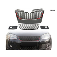 Set grile frontale pentru VW GOLF 5 GTI V - DV09 - Sellzone.bg Set grile frontale pentru VW GOLF 5 GTI V - DV09