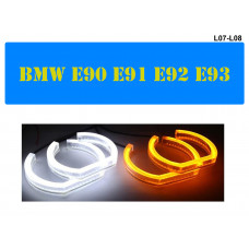 Angel Eyes LED în două culori de cristal pentru BMW E90 E92 - L07 / L08 - Sellzone.bg Angel Eyes LED în două culori de cristal pentru BMW E90 E92 - L07 / L08
