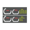 Inele de cristal Angel Eyes pentru BMW E90 E92 - L14 - Изображение 5 - Sellzone.bg Inele de cristal Angel Eyes pentru BMW E90 E92 - L14 - Изображение 5