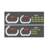 RGBW LED Crystal Angel Eyes pentru BMW F30 F34 - L16 / L17 / L18 - Изображение 10 - Sellzone.bg RGBW LED Crystal Angel Eyes pentru BMW F30 F34 - L16 / L17 / L18 - Изображение 10