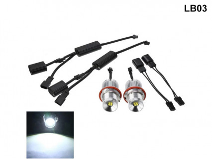 Becuri LED Angel Eyes foarte puternice pentru BMW E39 E53 E60  - LB03 - Sellzone.bg Becuri LED Angel Eyes foarte puternice pentru BMW E39 E53 E60  - LB03