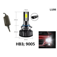 Becuri LED HB3 9005 cu lumina albă fără interferențe radio - DC 9V-36V - LU06 - Sellzone.bg Becuri LED HB3 9005 cu lumina albă fără interferențe radio - DC 9V-36V - LU06