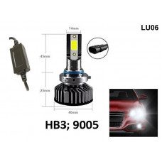 Becuri LED HB3 9005 cu lumina albă fără interferențe radio - DC 9V-36V - LU06 - Sellzone.bg Becuri LED HB3 9005 cu lumina albă fără interferențe radio - DC 9V-36V - LU06