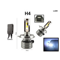 Becuri faruri LED din aluminiu cu lumină albă - 46W, 6000k - LU09 - Sellzone.bg Becuri faruri LED din aluminiu cu lumină albă - 46W, 6000k - LU09