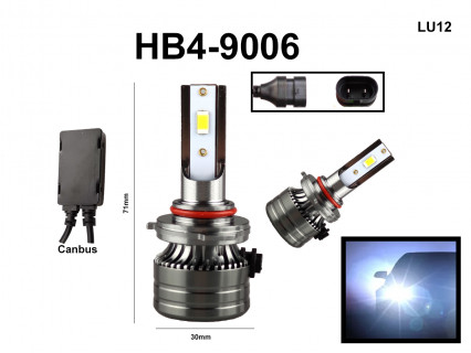 Becuri faruri cu lumină albă CANBUS - 46W, 6000k - LU12 - Sellzone.bg Becuri faruri cu lumină albă CANBUS - 46W, 6000k - LU12