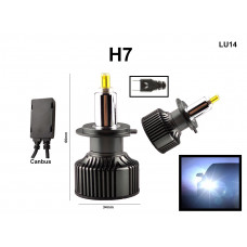 Becuri faruri LED H7 360 cu lumină albă - 72W, DC 9V-36V - LU14 - Sellzone.bg Becuri faruri LED H7 360 cu lumină albă - 72W, DC 9V-36V - LU14